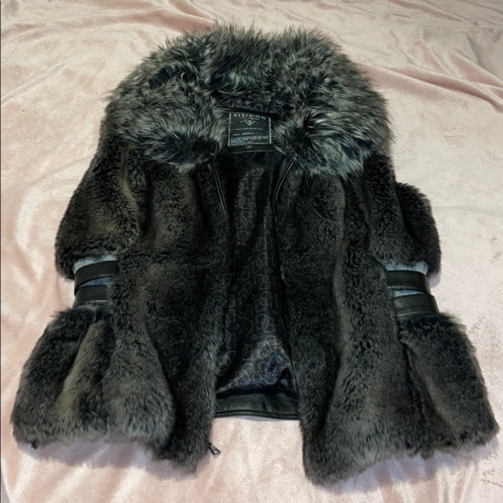 GUESS Faux Fur Vest